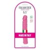 Realistyczne żylaste dildo analne różowe 16,5 cm