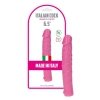 Realistyczne żylaste dildo analne różowe 16,5 cm
