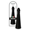 Stożkowe prążkowane dildo analne stymulator odbytu 25,4 cm