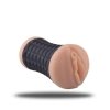 Masturbator doppio masturbatore maschile vagina e ano deep black