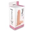 Realistyczne wibrujące dildo na przyssawce 19 cm