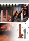 Dildo wibrator Real Extreme Vibrating Dildo Flesh 21cm