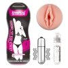 Masturbator pochwa z wibracją Sex In A Can Vagina Lotus Tunnel - Vibrating