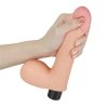 Naturalny wibrator miękki penis z jądrami 20 cm