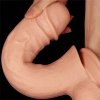 Podwójne duże dildo analno waginalne XXL