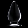 Flawless clear anal plug 4.5''