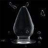 Flawless clear anal plug 4.5''