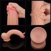 Dildo King size z ruchomą skórą Dual Layer Dong 30cm