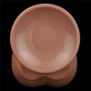 Dildo King size z ruchomą skórą Dual Layer Dong Brown 29cm