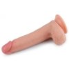 Mega naturalny penis dildo Lovetoy podwójny silikon 20 cm