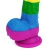 Kolorowy tęczowy dildo penis Lovetoy lgbt 20 cm