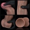 13 Dual Layered silicone cock XXL