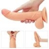Wibrujące dildo z uprzężą strap-on  21,5 cm