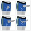 Bokserki strapon weetlook Chic Strap-On (32 - 35 inch waist) niebieskie