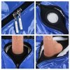 Bokserki strapon weetlook Chic Strap-On (40 - 43 inch waist) niebieskie