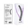 Szklane profilowane dildo zakrzywione 19 cm 