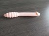 Dwustronne dildo analne prążkowane dawca orgazmów 20 cm