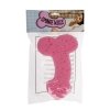 Zabawka bath sponge penis - 19cm pink