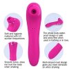 Stymulator electric sucking massager 1.0 usb pink 10 sucking / 10 vibration
