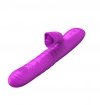 Wibrator króliczek Vibrating Angelia USB 3 funkcje posuwu i 20 wibracji purple