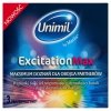 Prezerwatywy stymulujące Unimil Excitation Max 3 sztuki