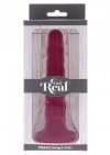 Ribbed dong 6 inch red