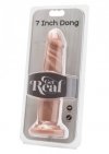 Realistyczne dildo z wyraźnymi żyłami na mocnej przyssawce 17,8 cm