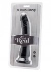 Murzyńskie żylaste dildo penis na mocnej przyssawce  20 cm