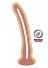 Realistyczne żylaste dildo na przyssawce 23 cm