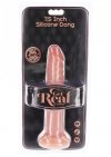 Realistyczne żylaste dildo na przyssawce 19 cm 