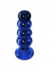 The radiant glass buttplug blue
