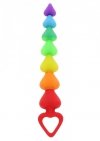 Rainbow heart beads