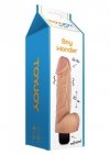 Wibrator jak prawdziwy penis z jądrami 20 cm