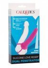Strap-on nakładka na penisa różowe dildo analne z dwoma pierścieniami
