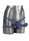 Elegancki Strapon wibrator dildo na pasku stymulator punku G 14 cm