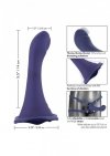 Elegancki Strapon wibrator dildo na pasku stymulator punku G 14 cm