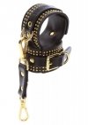 Kajdanki na kostki Studded Ankle Cuffs Set Black