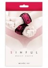 Kajdanki Sinful Wrist Cuffs różowe