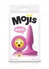 Stożkowy plug analny korek zatyczka z emotką #wtf różowy