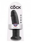 Czarne realistyczne dildo sztuczny penis na przyssawce 25,5 cm