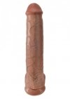 Ogromne dildo z jądrami realistyczne 38 cm