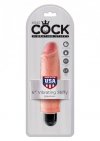 Wibrator king cock 6 vibr stiffy flesh