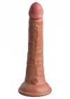 Wysokiej jakości dildo penis na przyssawce 17,8 cm