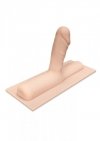 Nakładka na siedzisko erotyczne penis dildo Cowgirl Bronco Light cielisty
