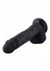 Penis do sex maszyny Hismith KlicLok Dildo 20 cm czarny