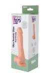 Żylaste dildo z jądrami na przyssawce 22 CM