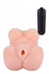 Sztuczna cipka popiersie masturbator z wibracjami