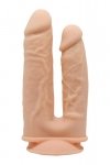 Podwójne realistyczne dildo analno waginalne 