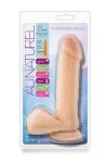 Realistyczny sztuczny penis dildo z jądrami przyssawka 20 cm