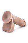 Realistyczny sztuczny penis dildo z jądrami przyssawka 20 cm